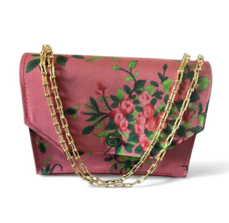 Floral Leather Purse
